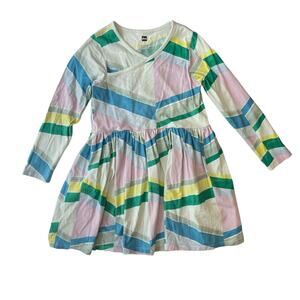 Tea Collection Watercolor Wrap Dress 7